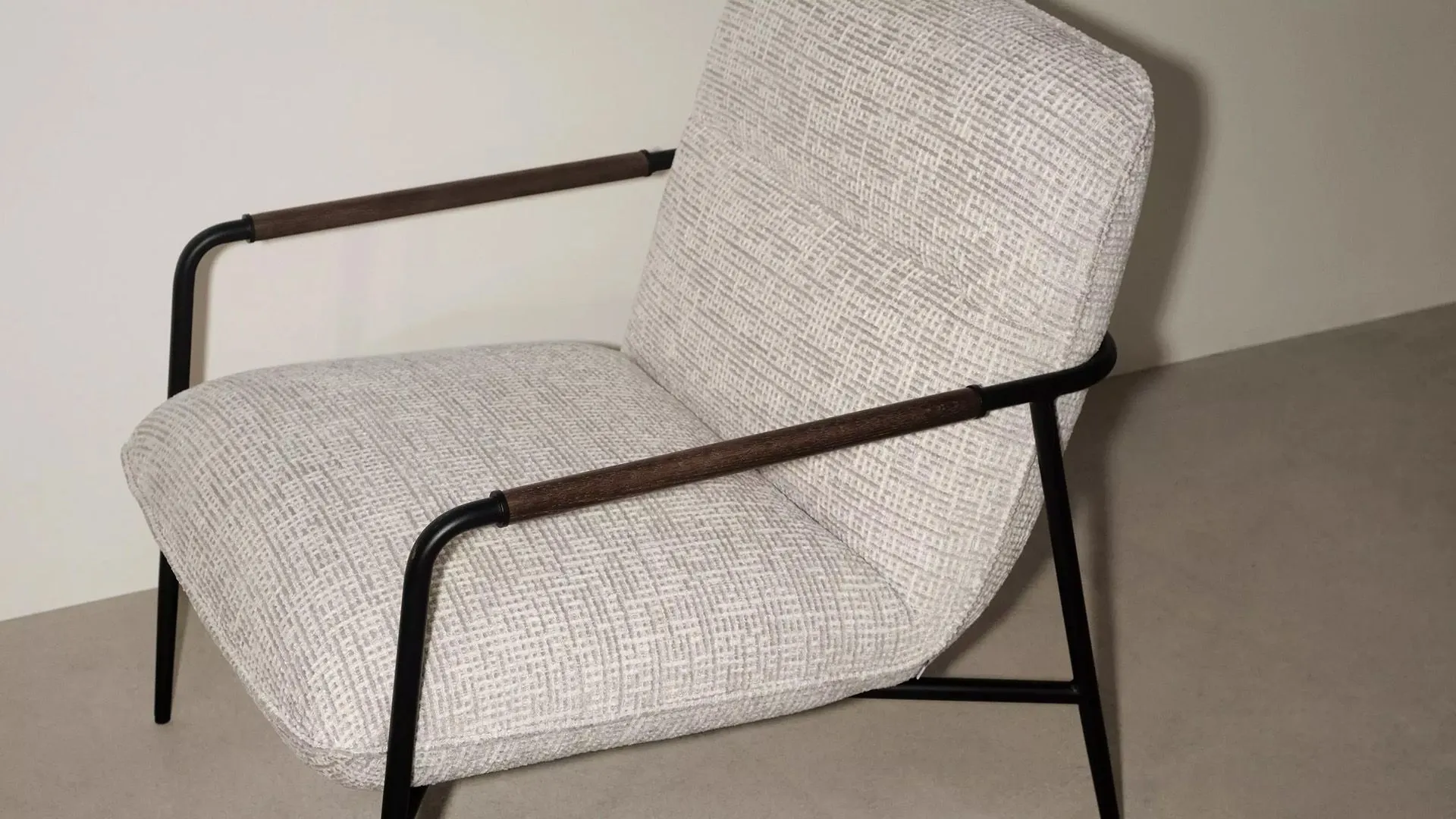 Кресло Terni - Napoli 2251 Ткань серо-коричневого цвета  -  Под заказ в интерьере