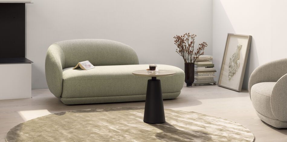 Кресло Bolzano - Lazio 3090 Ткань белого цвета  -  Под заказ в интерьере