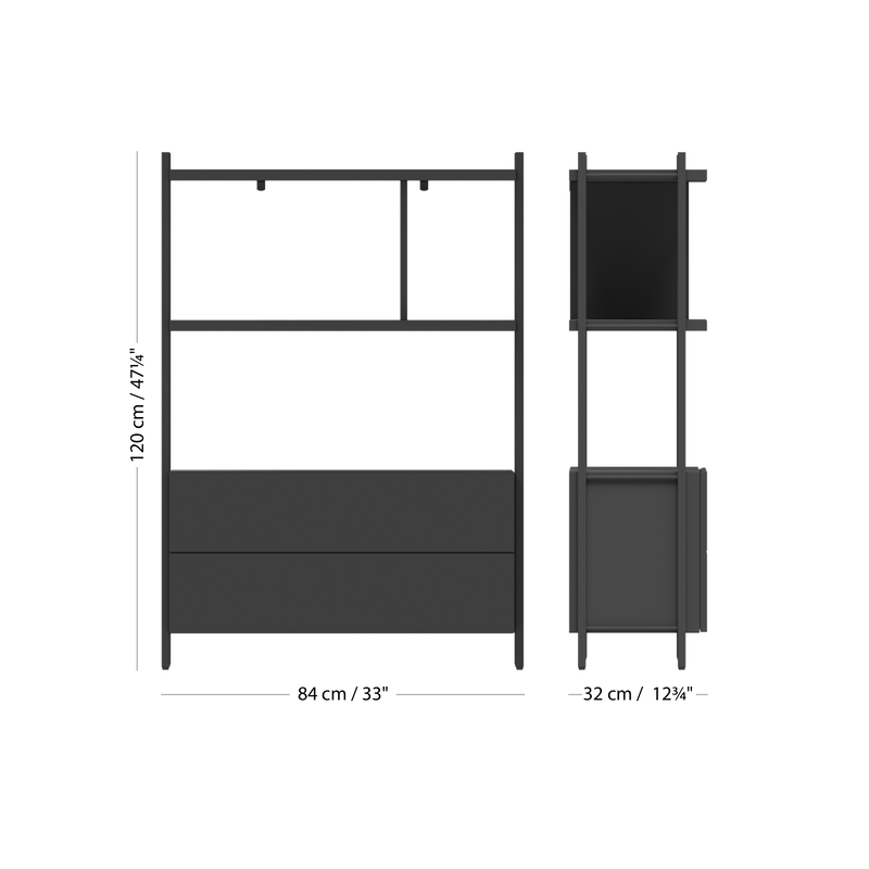 Система  для хранения Calgary c выдвижным ящиком -  Под заказ