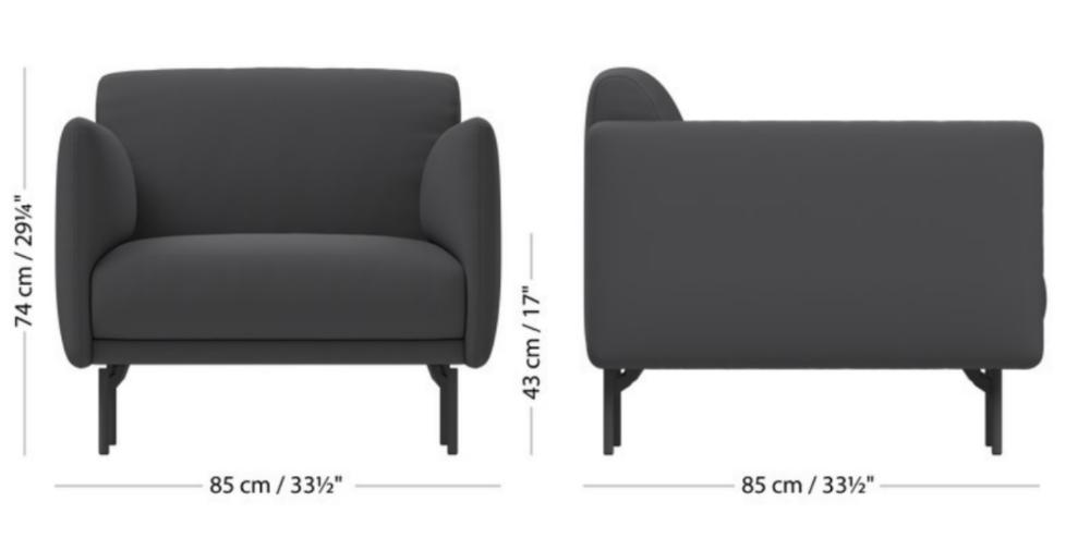 Кресло Berne - Skagen 3161 Песочная ткань  -  Под заказ