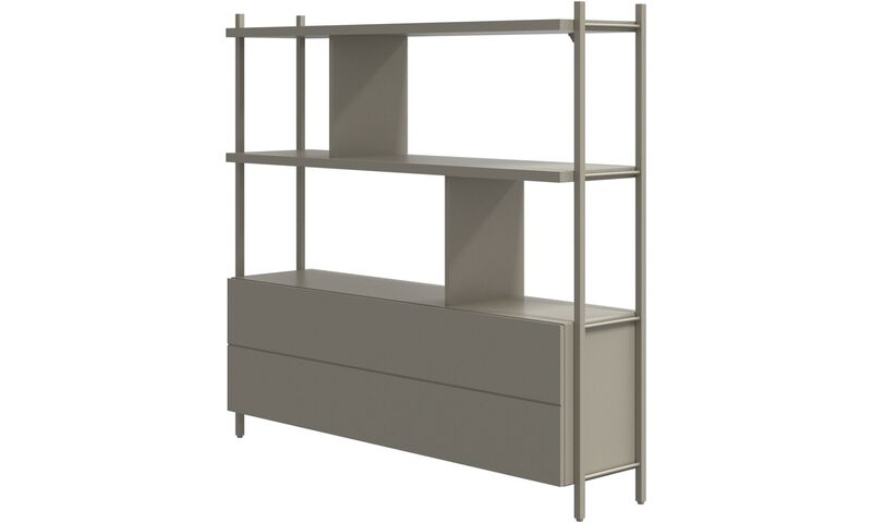 Система  для хранения Calgary c выдвижным ящиком -  Под заказ в интерьере