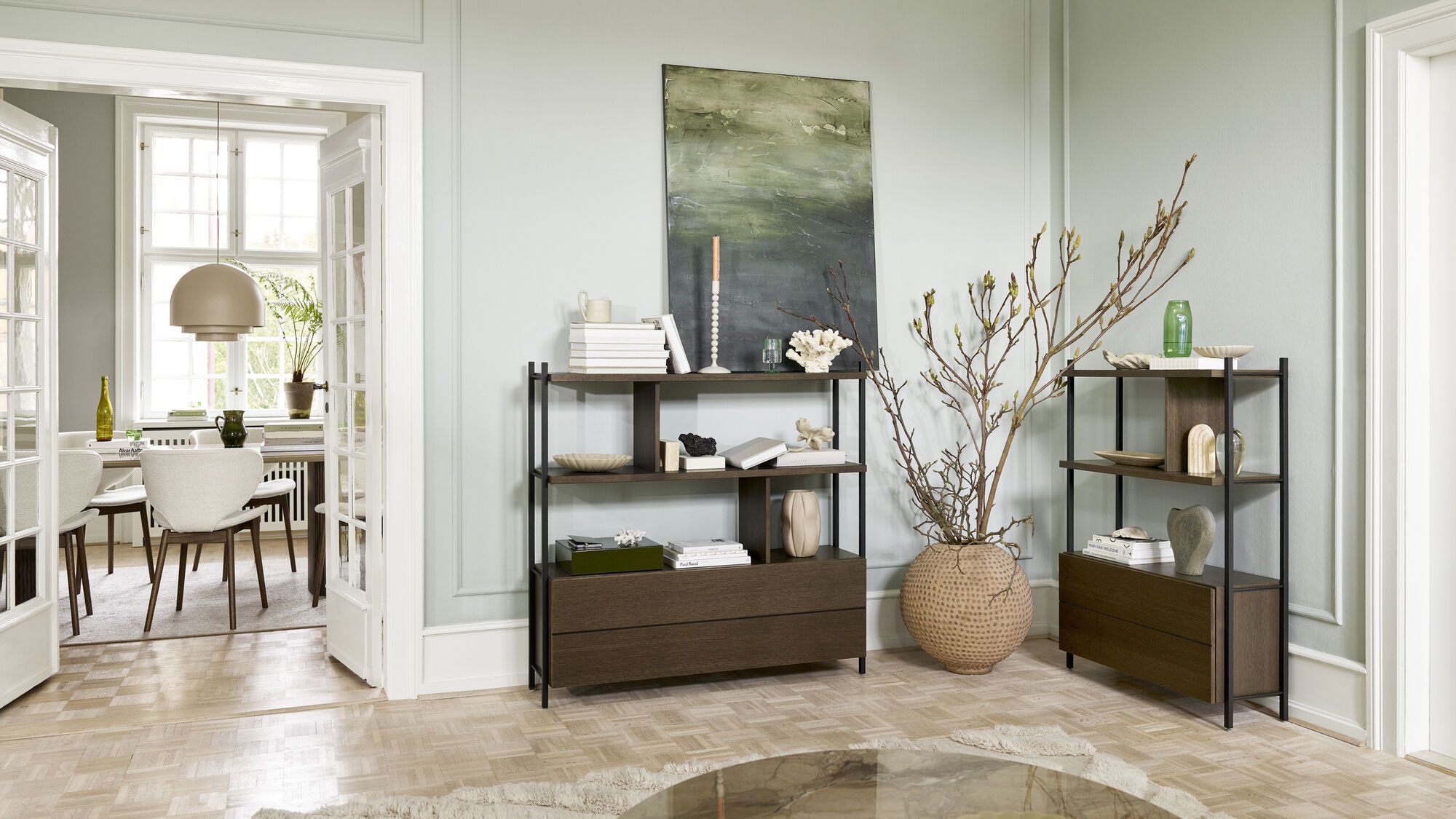 Система  для хранения Calgary c выдвижным ящиком -  Под заказ в интерьере