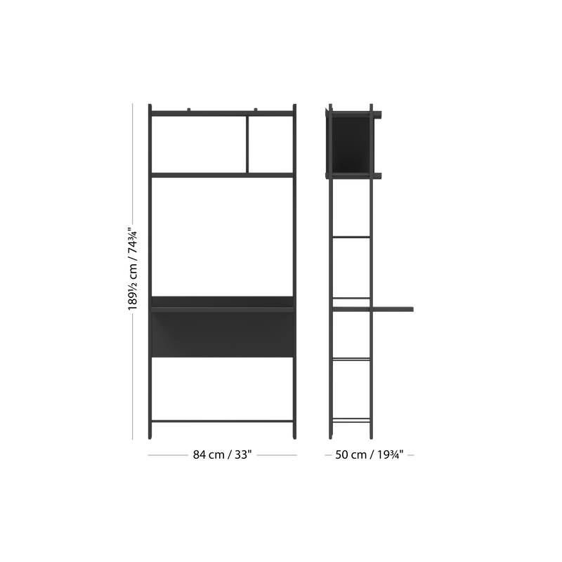 Система  для хранения Calgary c рабочей станцией -  Под заказ