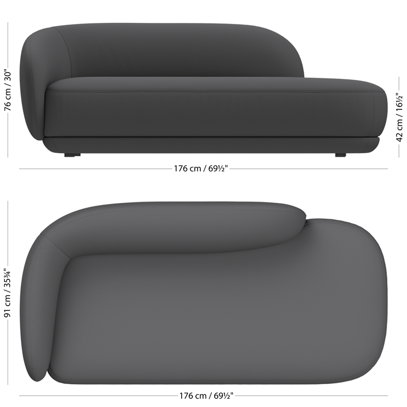 Диван с козеткой Bolzano - Tuscany горчичного цвета 3205 -  Под заказ