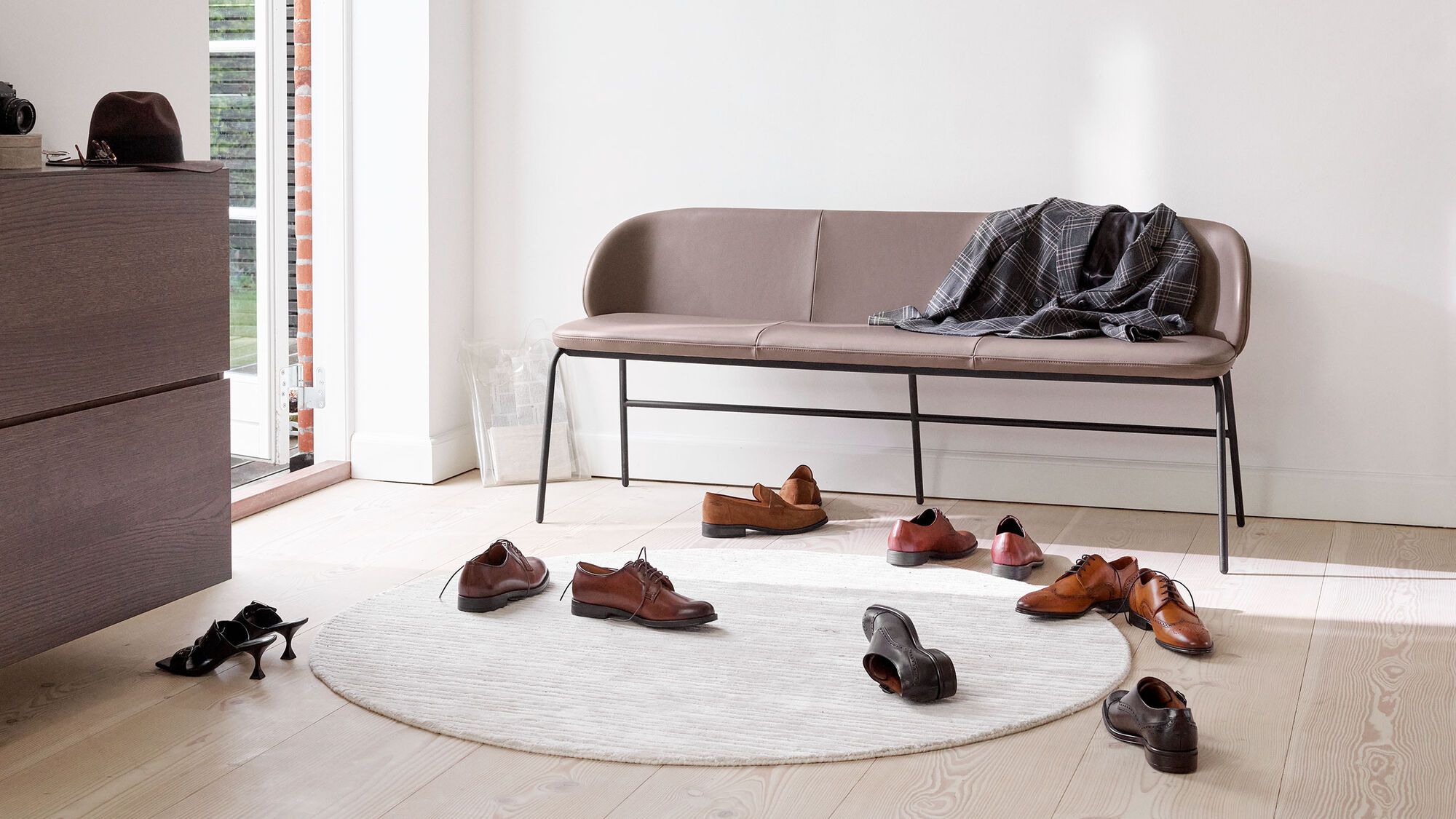 Скамейка Princeton - Bristol 3066 Ткань горчичного цвета  -  Под заказ в интерьере