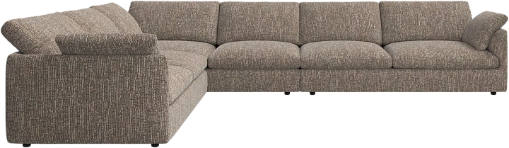 Угловой диван Milano - Tuscany бежевого цвета 3201 -  Под заказ