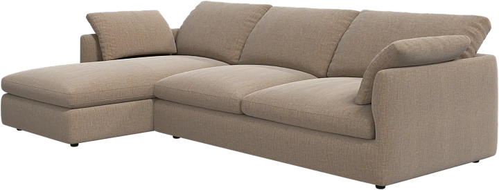 Угловой диван Milano - Napoli 2267 Ткань песочного цвета -  Под заказ