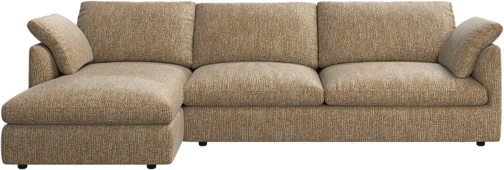 Угловой диван Milano - Tuscany горчичного цвета 3205 -  Под заказ