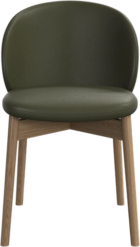 Обеденный стул Princeton - Nordic Grain 5133 Кожа светло-зеленого цвета -  Под заказ