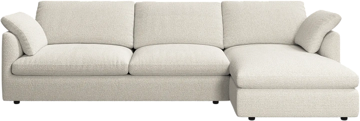 Угловой диван Milano - Rimini ткань светло-бежевого цвета 3083 -  Под заказ