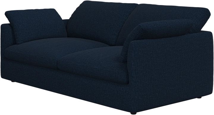 2.5 местный диван Milano - Napoli 2257 Ткань  тёмно-синего цвета  -  Под заказ