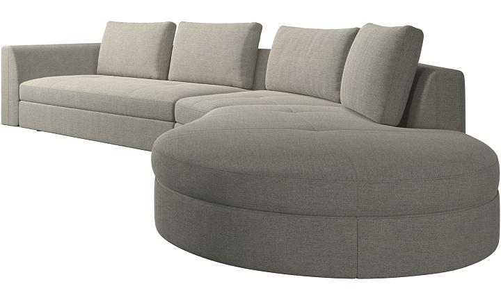 Диван Bergamo - Lazio 3091 Ткань бежевого цвета  -  Под заказ