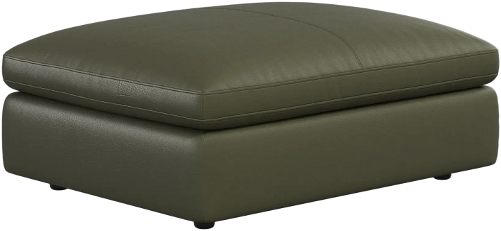 Пуф Milano - Nordic Grain 5133 Кожа светло-зеленого цвета -  Под заказ