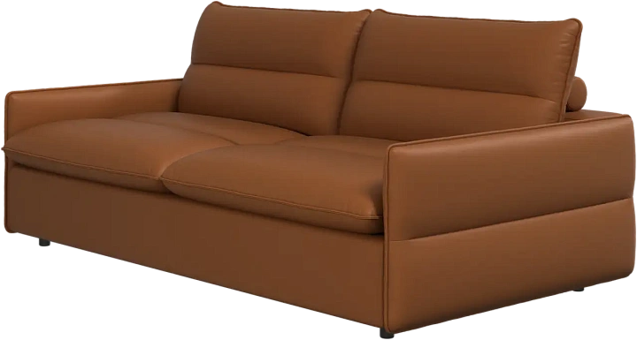 3-местный диван-кровать Southampton - Nordic Grain 5134 Кожа карамельного цвета -  Под заказ