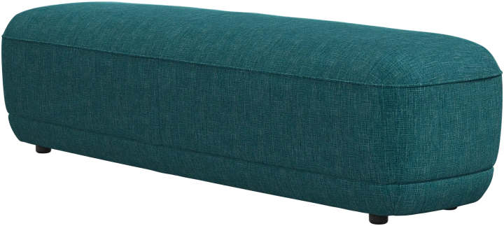 Скамейка Bolzano - Napoli 2253 Ткань зелено-голубого цвета  -  Под заказ