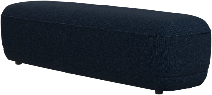 Скамейка Bolzano - Napoli 2257 Ткань  тёмно-синего цвета  -  Под заказ