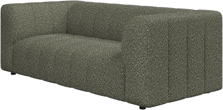 2,5-х местный  диван Bellagio - Avellino ткань зеленого  цвета 3252 -  Под заказ