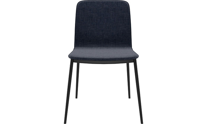 Обеденный стул Newport - Napoli 2257 Ткань  тёмно-синего цвета  -  Под заказ