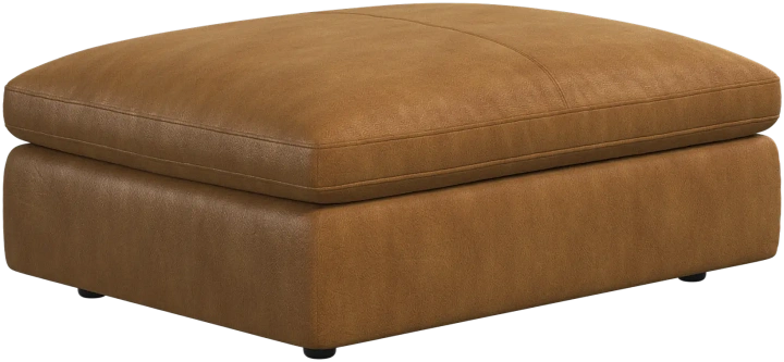 Пуф Milano - York 5120 Kожа коньячного цвета  -  Под заказ