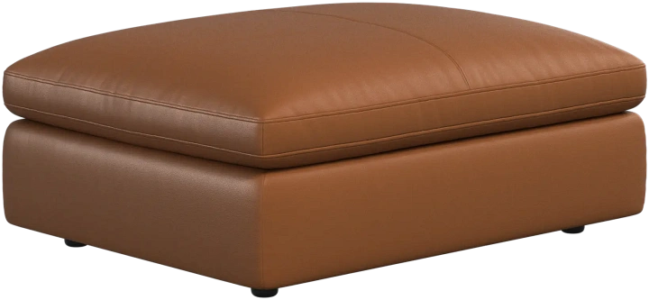 Пуф Milano - Nordic Grain 5134 Кожа карамельного цвета -  Под заказ