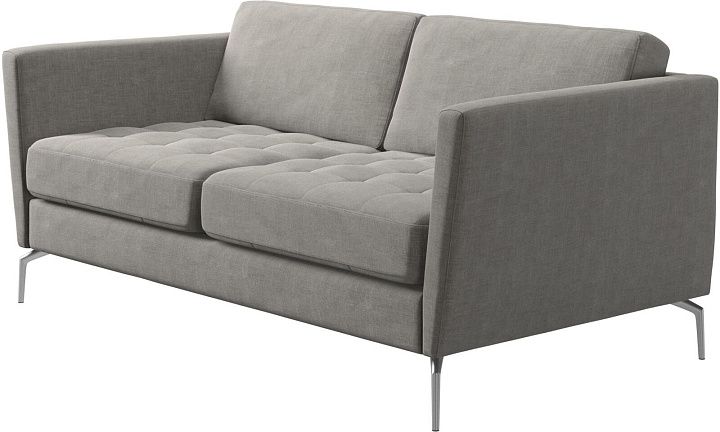 Диван Osaka - Napoli 2250 Ткань серебристо-серая  -  Под заказ