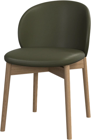 Обеденный стул Princeton - Nordic Grain 5133 Кожа светло-зеленого цвета -  Под заказ