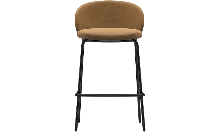 Барный стул Princeton - York 5120 Kожа коньячного цвета  -  Под заказ