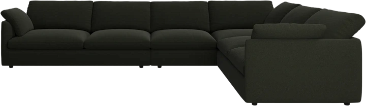 Угловой диван Milano - Arezzo ткань зеленого цвета 3334 -  Под заказ