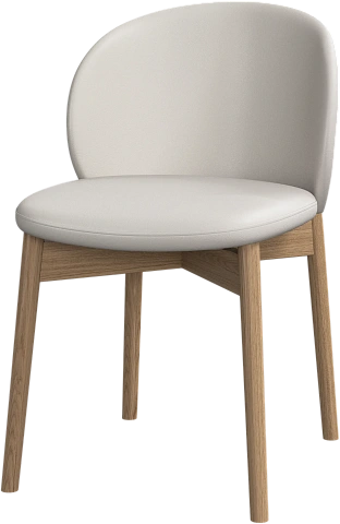 Обеденный стул Princeton - Nordic Grain кожа светло-бежевого цвета 5136 -  Под заказ