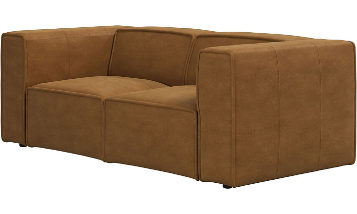 Диван Carmo - York 5120 Kожа коньячного цвета  -  Под заказ