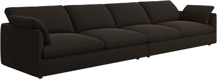 4-х местный диван Milano - Napoli 2251 Ткань серо-коричневого цвета  -  Под заказ
