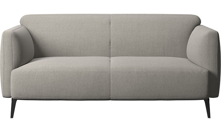 2-х местный диван Modena - Frisco 2063 Ткань с покрытием aquaclean светло-серого цвета  -  Под заказ