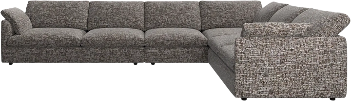 Угловой диван Milano - Tuscany коричневого цвета 3202 -  Под заказ