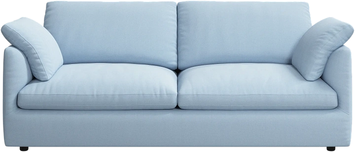 2.5 местный диван Milano - Frisco 2275 Ткань голубого цвета -  Под заказ