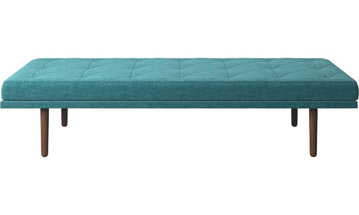 Кушетка Fusion - Napoli 2253 Ткань зелено-голубого цвета  -  Под заказ