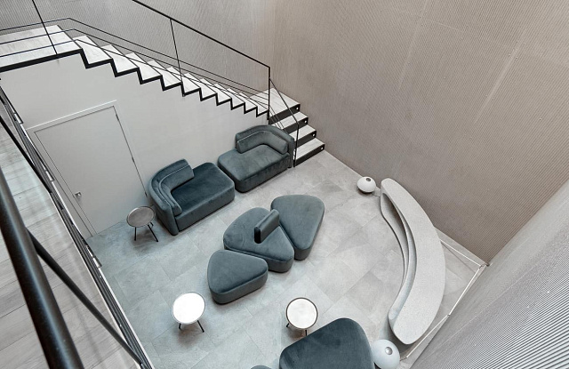 Оформление ресторана Atomix от BoConcept