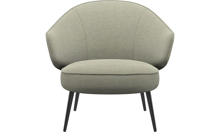 Кресло Charlotte - Lazio 3092 Светло-зеленая ткань  -  Под заказ