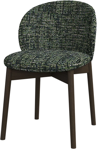 Обеденный стул Princeton - Tuscany Ткань лесного зелёного цвета 3208  -  Под заказ