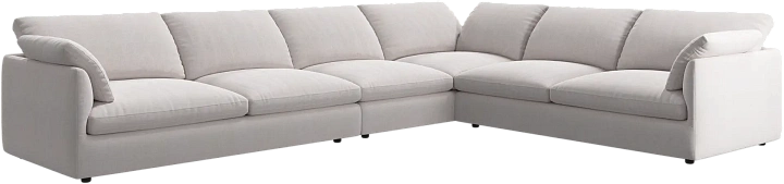 Угловой диван Milano - Frisco 2070 Бежевая ткань  -  Под заказ