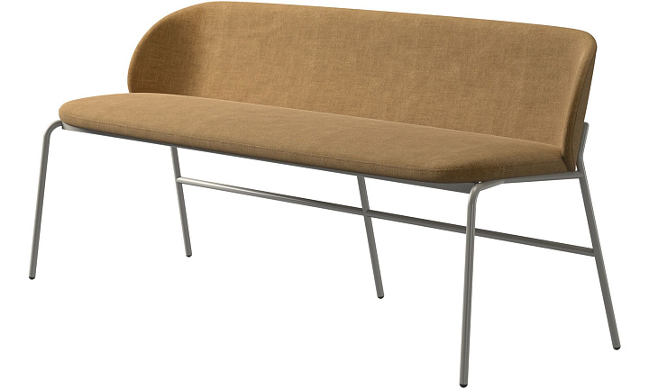 Скамейка Princeton - Napoli 2252 Ткань золотисто-бежевого цвета  -  Под заказ