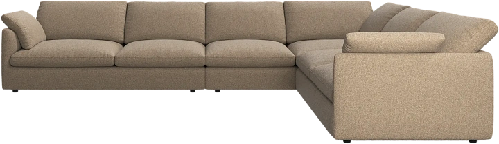 Угловой диван Milano - Lazio 3096 Ткань коричневого цвета  -  Под заказ