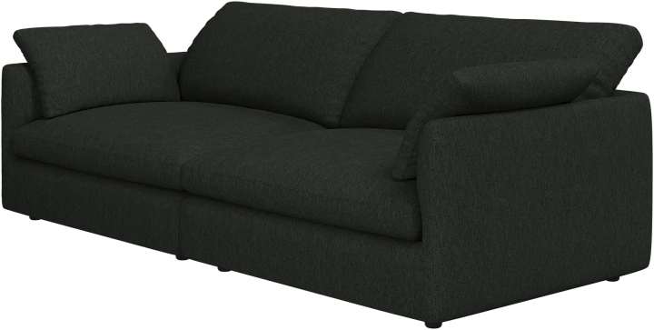 3-х местный диван Milano из двух модулей - Bristol 3068 Темно-зеленая ткань  -  Под заказ