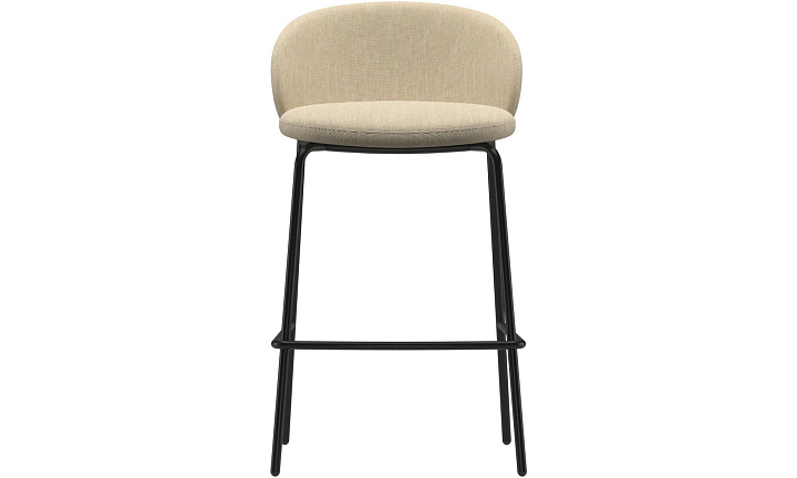 Барный стул Princeton - Nani 2110 Ткань песочного цвета  -  Под заказ