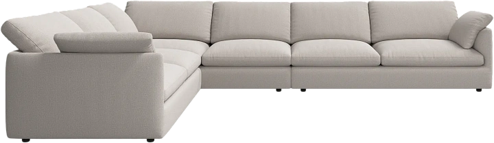 Угловой диван Milano - Arezzo ткань бежевого цвета 3331 -  Под заказ