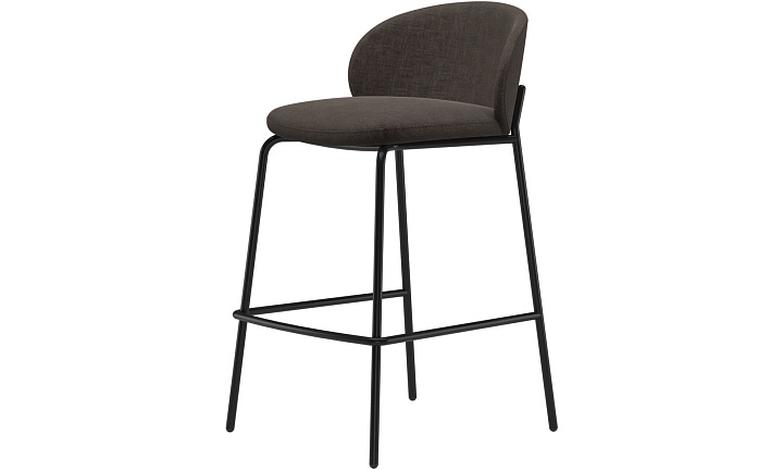 Барный стул Princeton - Napoli 2251 Ткань серо-коричневого цвета  -  Под заказ