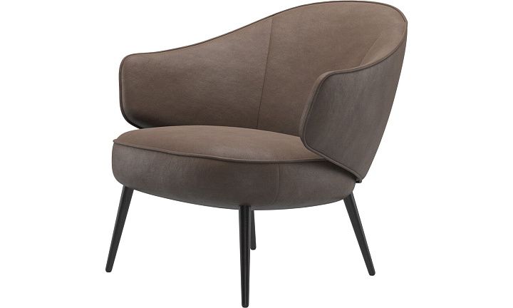 Кресло Charlotte - York 5122 Кожа светло-коричневого цвета  -  Под заказ