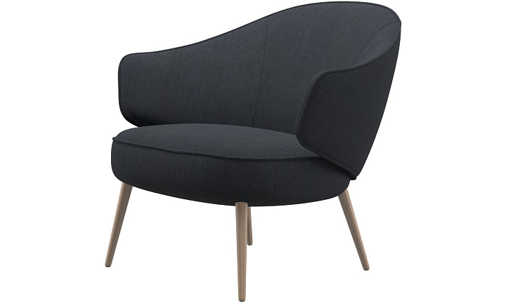 Кресло Charlotte - Skagen 3164 Стальная ткань  -  Под заказ