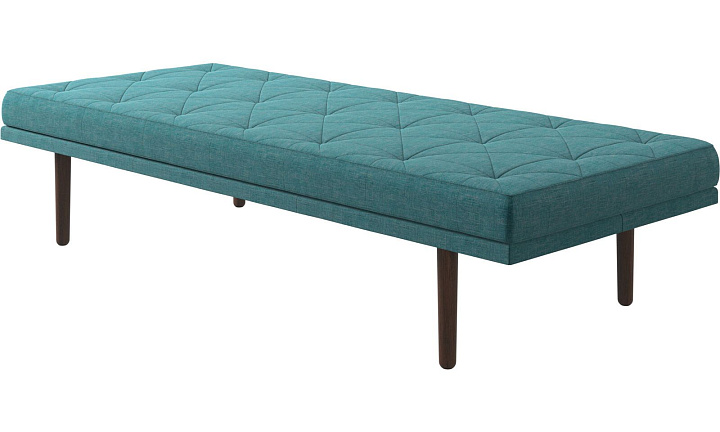 Кушетка Fusion - Napoli 2253 Ткань зелено-голубого цвета  -  Под заказ