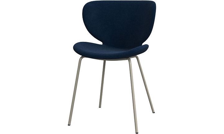 Cтул Hamilton без поворотной функции - Skagen 3163 Темно-синяя ткань  -  Под заказ