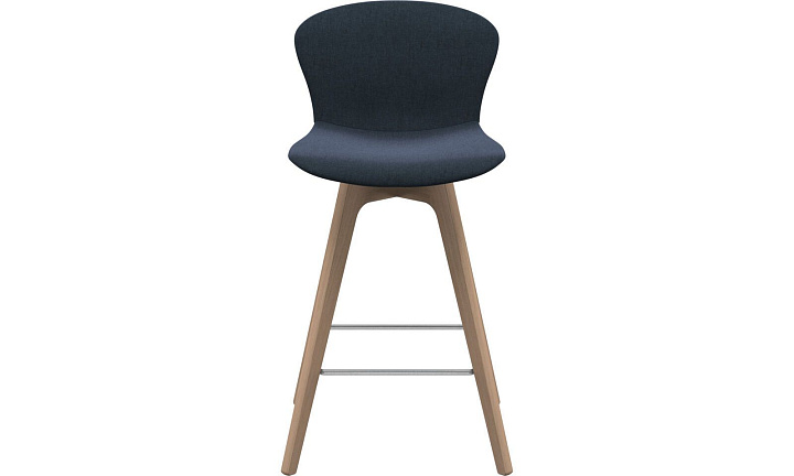 Барный стул Adelaide - Frisco 2065 Ткань тёмно-синего цвета  -  Под заказ